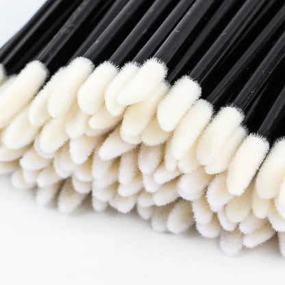 50/500/1000 st Engångsläppborste Makeup Mascara Wands Läppstift Micro Brushes Applikatorer Rengöringsmedel för ögonfransförlängning