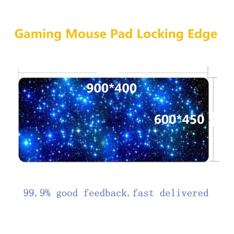 Locking Edge Mouse Pad Gaming Large Mousepad Mause Pad Mouse Mat Deskpad For Computer Desktop Keyboard