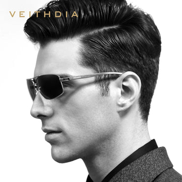 Brand Sunglasses Polarized UV400 Lens Men's Vintage Aluminum Frame Sun Glasses Goggle Eyewear Accessories For Male 2458