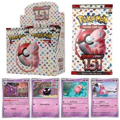 360Pcs Box Pokemon Shining Fates Style SCARLET&VIOLE 151 Booster Battle Carte Trading Card Game Collection Cards Toys Kids Gifts