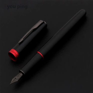 Luxury Quality Jinhao 75 Metal Black red Fountain Pen Financial Office Student School Stationery Supplies Ink Pens