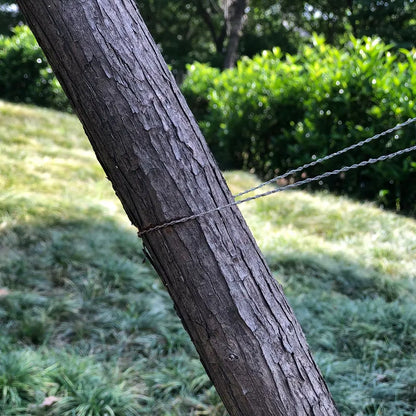 Scie à fil Portable en acier inoxydable, avec poignée de doigt, Camping en plein air randonnée, scie à chaîne de coupe manuelle, outil de survie