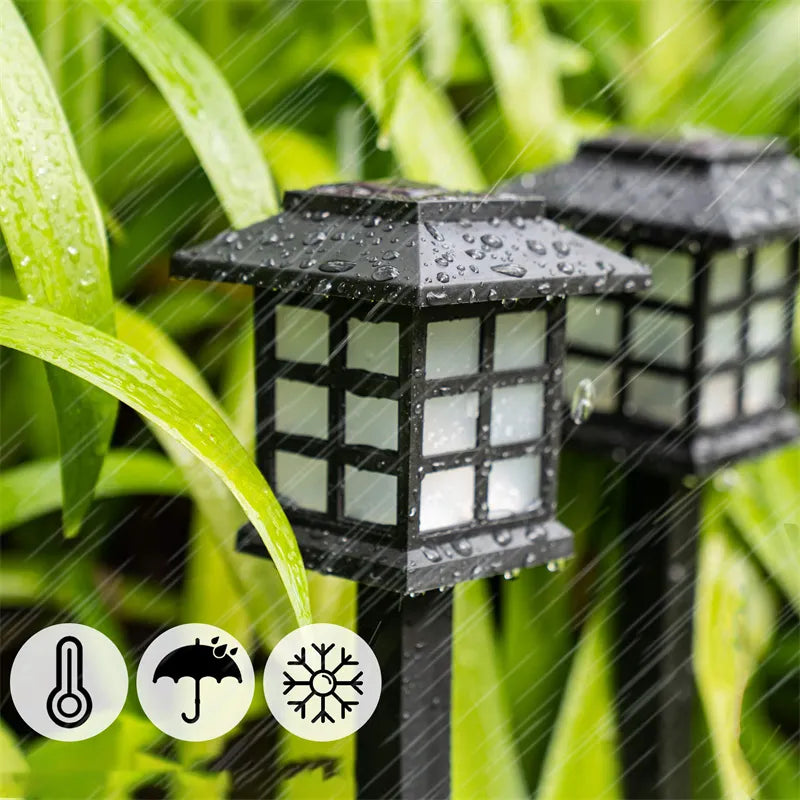 LED Solar Pathway Lights Lawn Lamp Outdoor Solar Lamp Decoration for Garden/Yard/Landscape/Patio/Driveway/Walkway Lighting