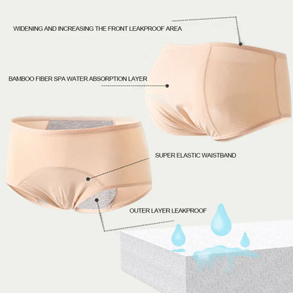 3pcs Leak Proof Menstrual Panties Physiological Pants Women Underwear Period Comfortable Waterproof Briefs