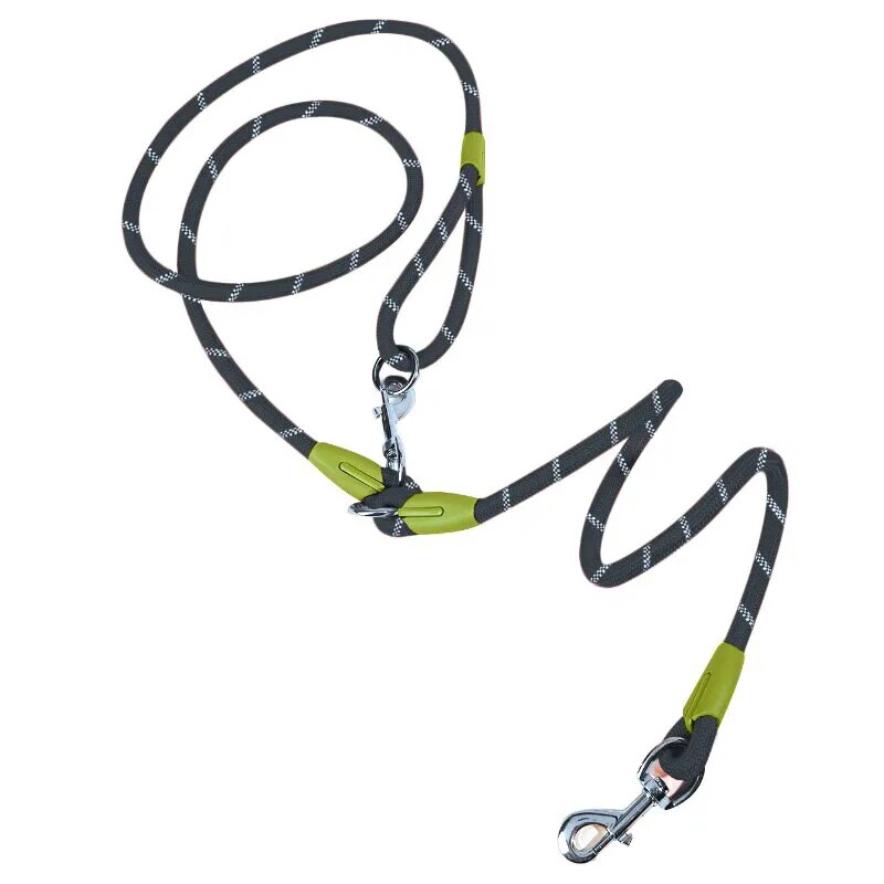 CAWAYI KENNEL Laisses réfléchissantes en Nylon pour Chiens de Compagnie, chaîne de Traction, laisses pour Courir, Mains Libres, chaîne de Corde pour Petits et Grands Chiens