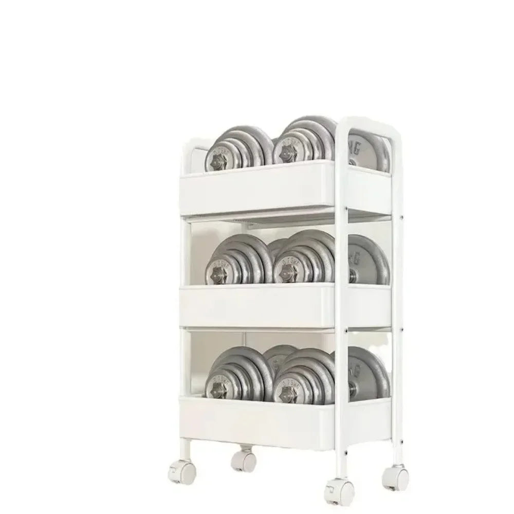 Multi-Layer Trolley Rack Kitchen Floor Bedroom Baby Snacks Mobile Bathroom Bathroom Storage Storage Rack