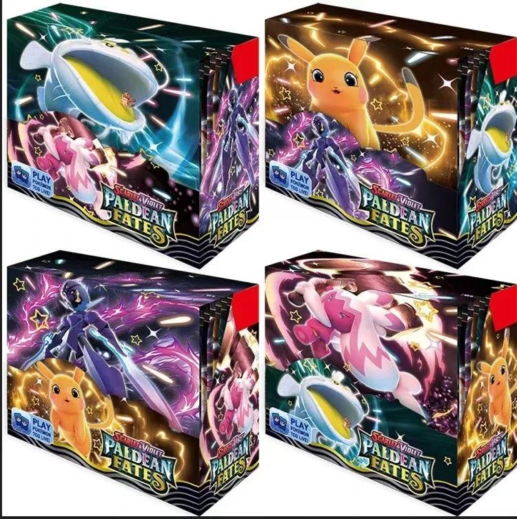 360Pcs Box Pokemon Shining Fates Style SCARLET&VIOLE 151 Booster Battle Carte Trading Card Game Collection Cards Toys Kids Gifts