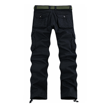 Multifunctional Men Cotton Long Pants Outdoor Cargo Pants For All Seasons