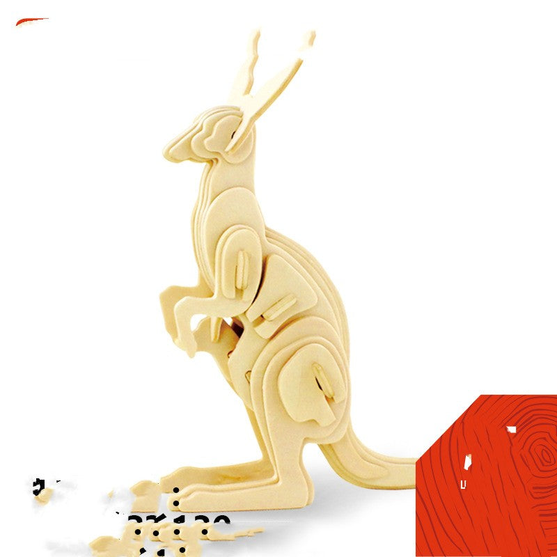 Children's Educational Netflix Toys Three-dimensional Wooden Puzzles