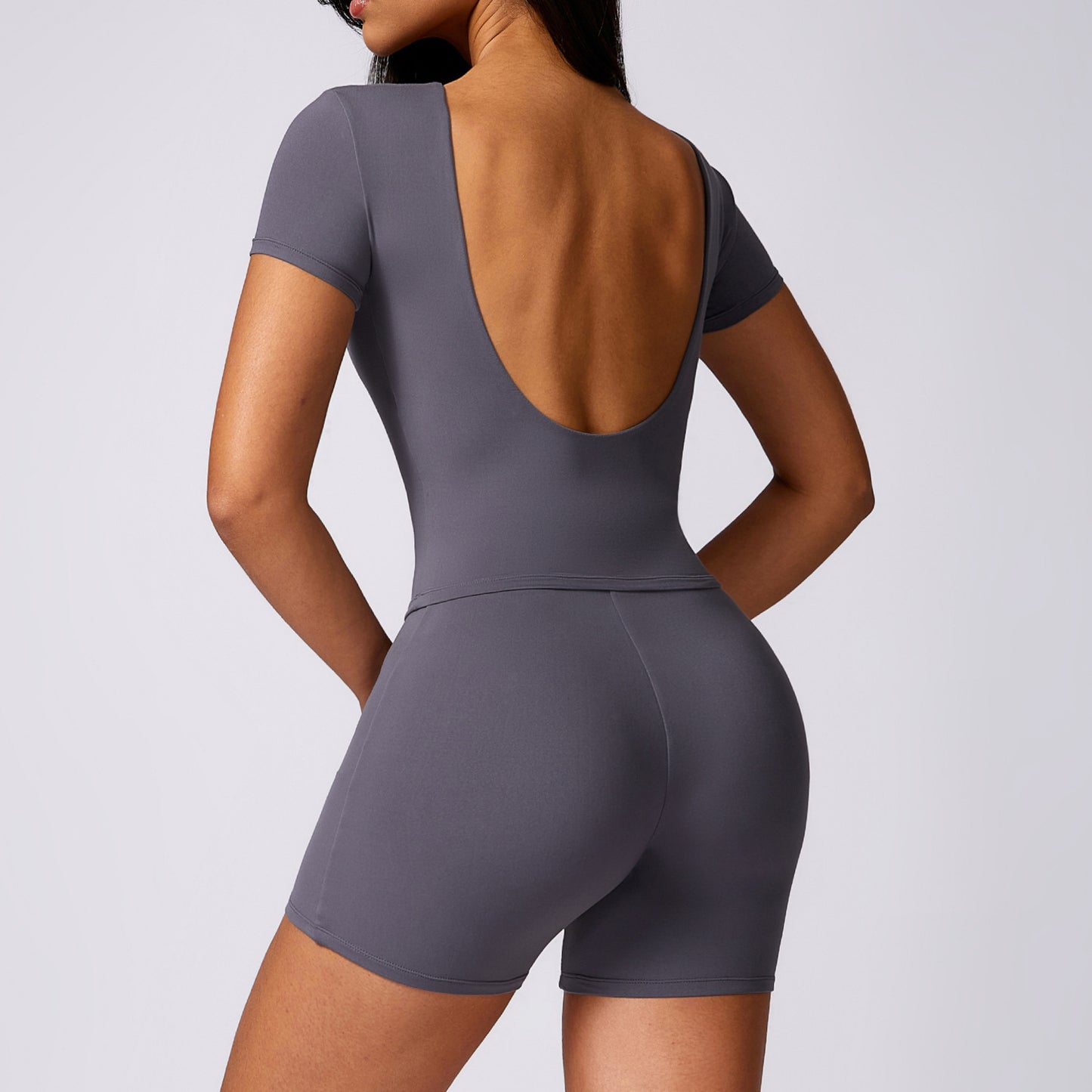 Quick-drying Tight Brushed Casual Running Workout Exercise Outfit Women