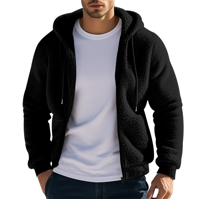 Loose Cardigan Casual Hooded Jacket Sweater Men