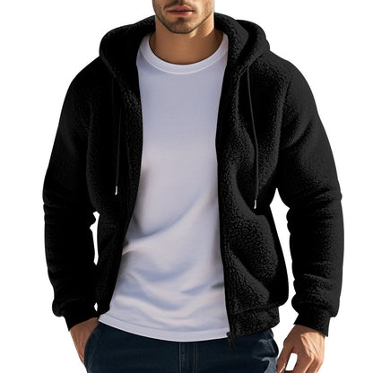 Loose Cardigan Casual Hooded Jacket Sweater Men