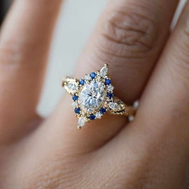 Minority Fashion Ring Förgylld Inläggning