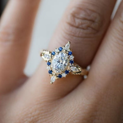 Minority Fashion Ring Förgylld Inläggning