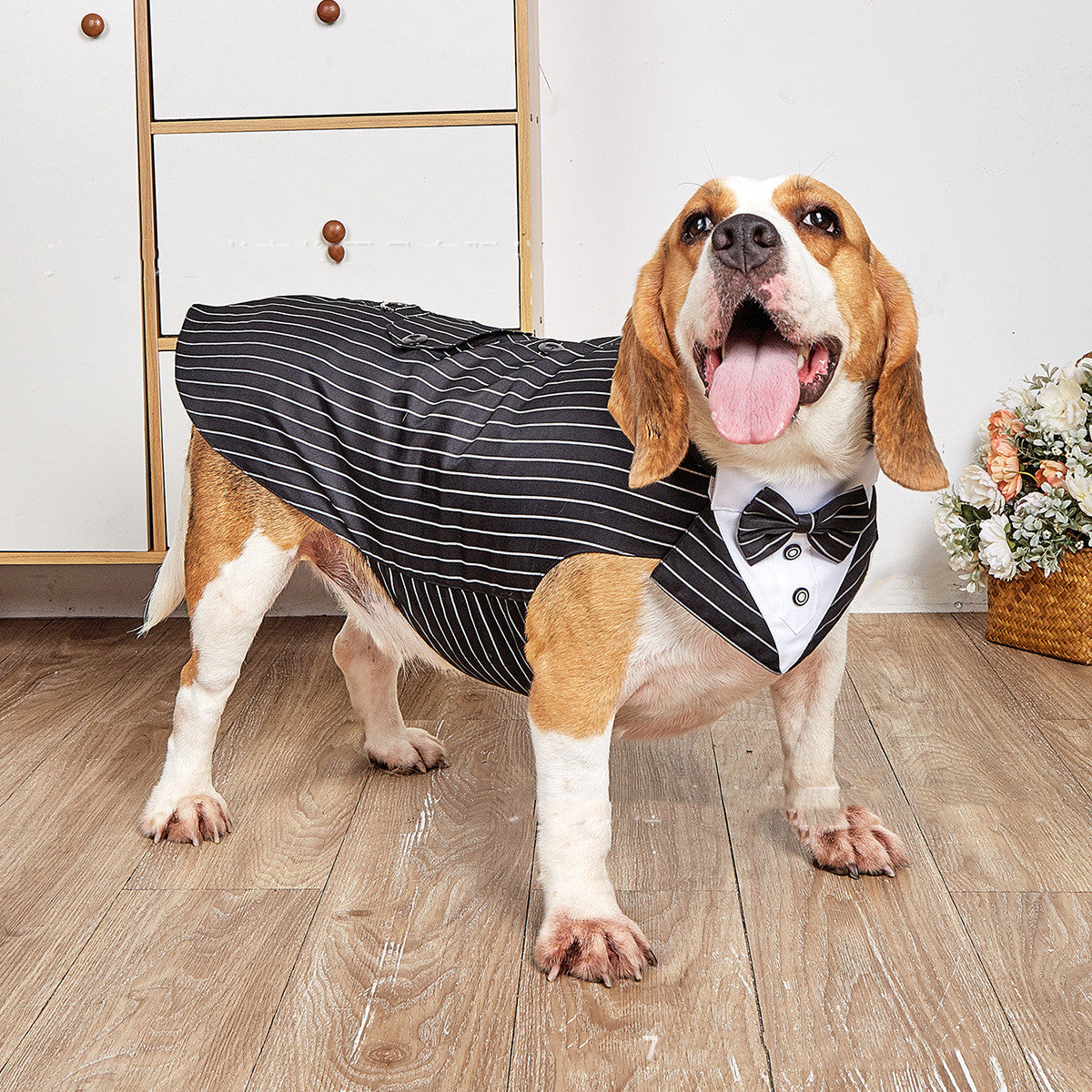 Dog Pet Swallowtail Wedding Clothing Suit Jacket