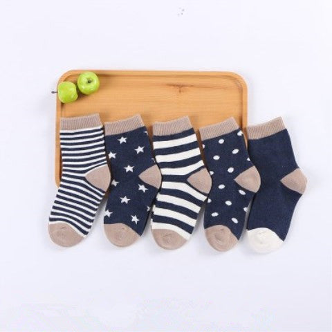 Children's Socks Thin Breathable Mid-calf Baby Boat Socks