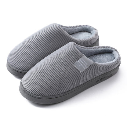 Corduroy Slippers For Women Home Shoes Men Women Couple