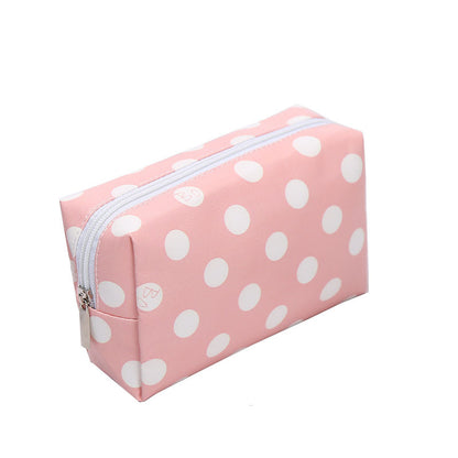 Korean Striped Cosmetic Bag Outdoor Travel Cosmetics