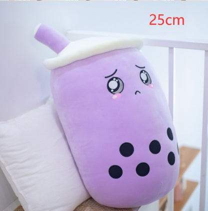 Pearl milk tea cup pillow