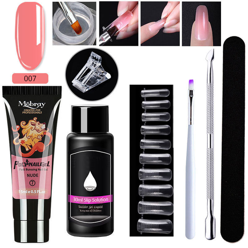 7-delad Nail Art Crystal Extender Set