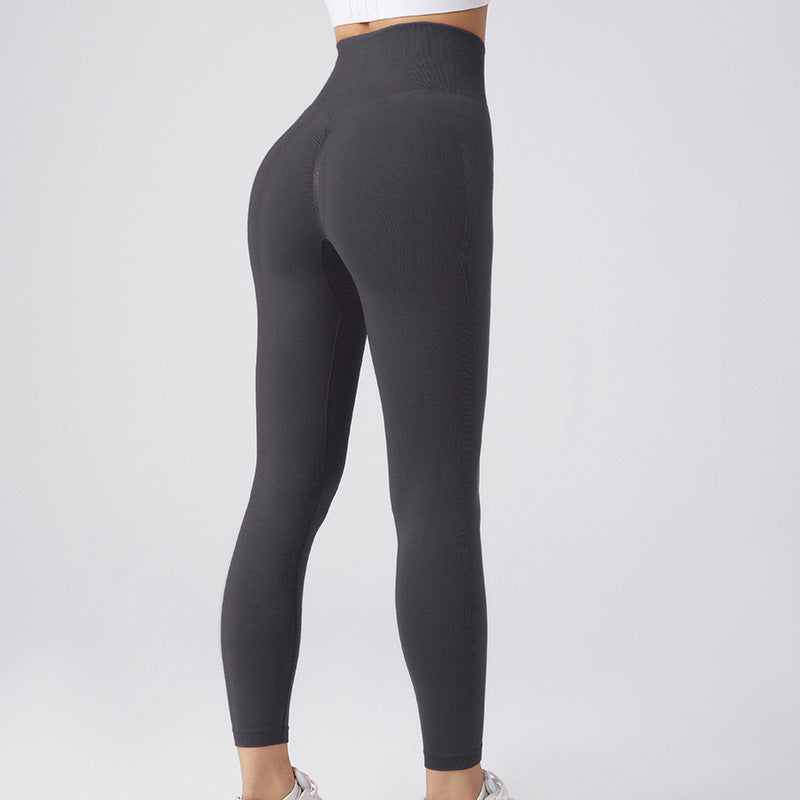 Seamless Leggings Yoga Byxor Magkontroll Träning Löpning Yoga Leggings för kvinnor