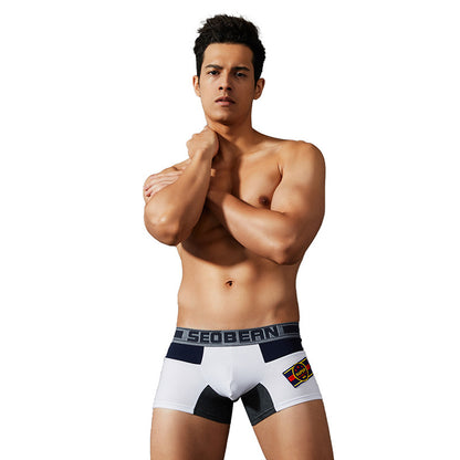 U Convex Mid-waist Large Boxers Men