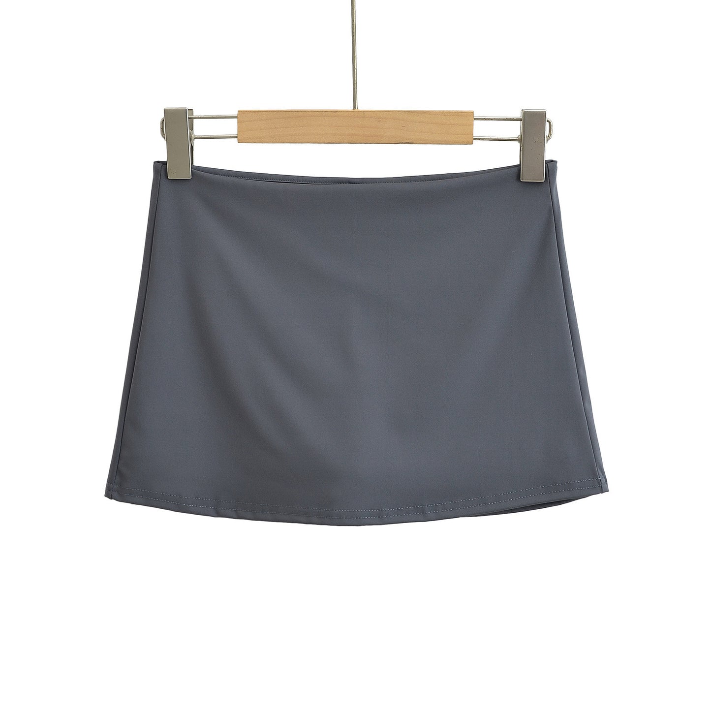 Women's Low Waist Hip Skirt - Spandex Anti-Exposure Design