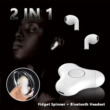 Nytt multifunktionsheadset Fidget Spinner Bluetooth Fingertop Gyro In Ear Bluetooth Headset 