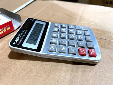 Desktop Office With Ring Calculator