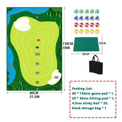 Tapis d'entraînement de Golf pour balançoire, jouets Parent-enfant, trace de balle, tapis directionnel, tampons de chemin de balançoire, tampons de pratique de balançoire