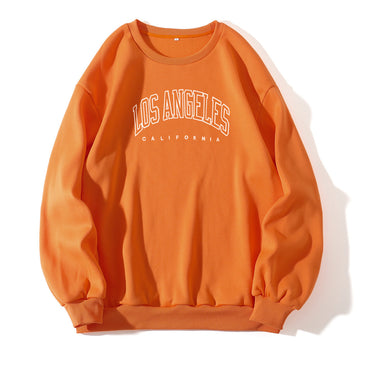 Letter Print Crew Neck Pullover Sweatshirt