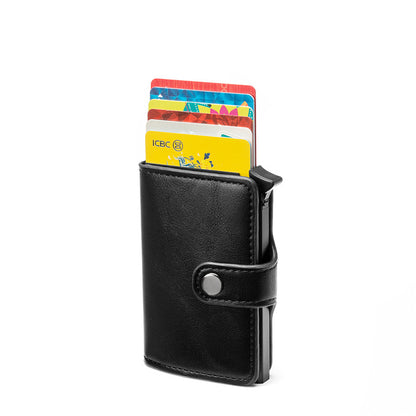 Antimagnetic Antitheft Card Holder Retro Multifunction