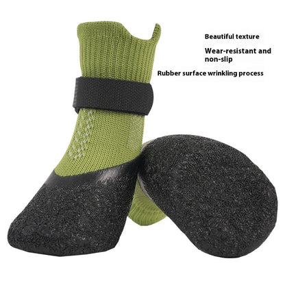 Outdoor Pet Protection Ankle Sock Small And Medium Dogs Outdoor Shoes Anti-dirty Booties