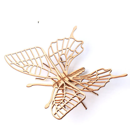 Children's DIY Wooden Toys, Wooden Toy Models, Three-dimensional Puzzles, Assembling Insect Models