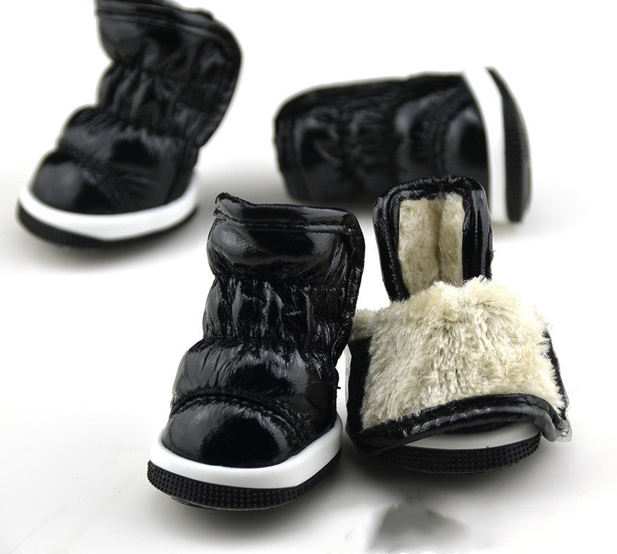 Vikt Space Läder Pet Warm Shoes