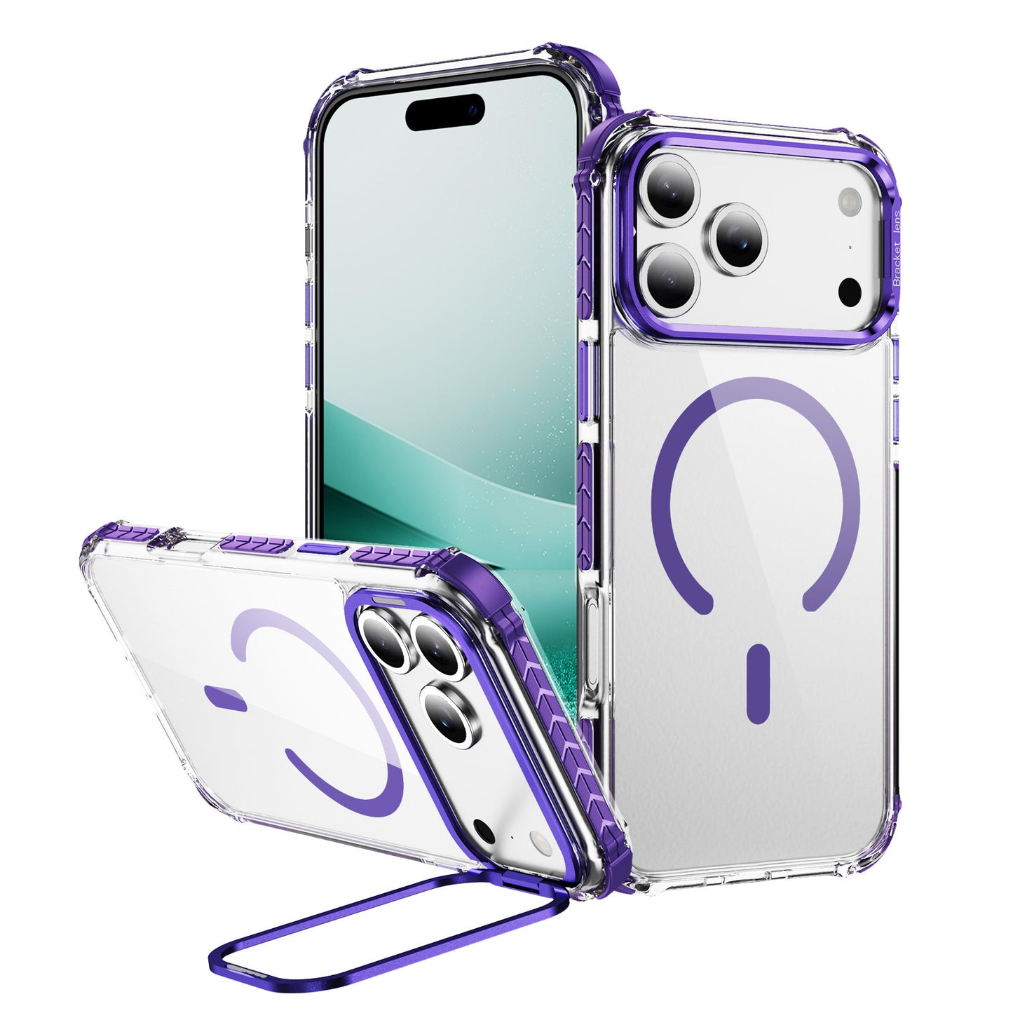 Applicable To Rainbow No 1 Phone Case 16Pro Magnetic Suction