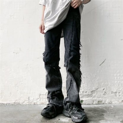 Street Retro Hip Hop Denim Pants Girl