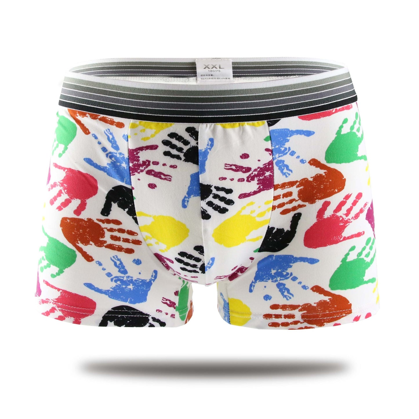 Sous-vêtements pour hommes Boxers en soie de lait Tendance de la personnalité