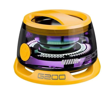 Bärbar Bluetooth-högtalare G200 RGB-belysningshögtalare BT5.3 Mini-ljudlåda 7 timmars uppspelning Magnetisk telefonhållare