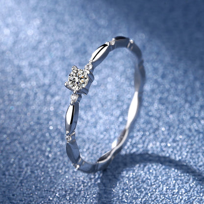 Moissanite Fashion Diamond vigselring