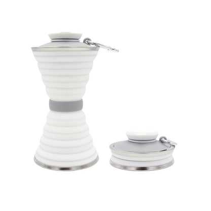 Bouteille d'eau en Silicone de 500ML, pliable, anti-fuite, Portable, pour sport, voyage, voyage en plein air, salle de sport, randonnée, Gadgets de cuisine réutilisables