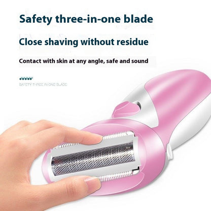 Versatile Electric Body Shaver - Multi-Zone Hair Removal for Women