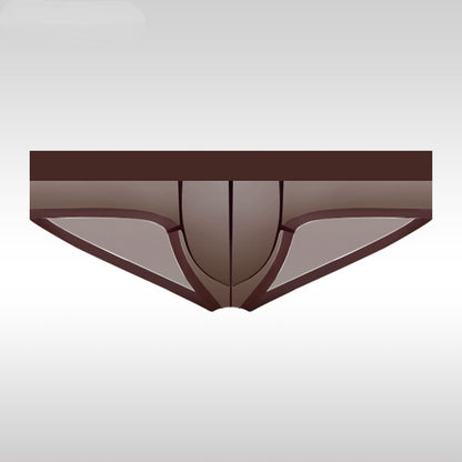 Mens Briefs Ultra-thin Ice-silk Seamless Boxer