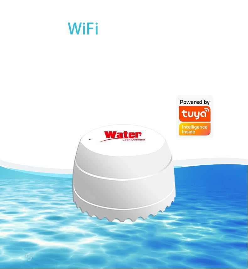 Smart WiFi Leak Detector for Home Overflow & Flood Detection - TechGuard