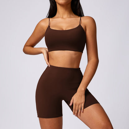 Quick-drying Tight Brushed Casual Running Workout Exercise Outfit Women