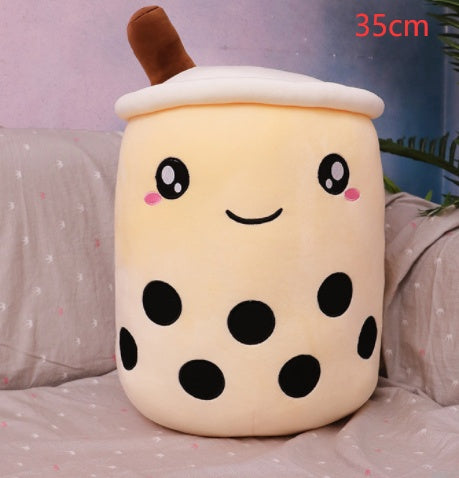 Pearl milk tea cup pillow