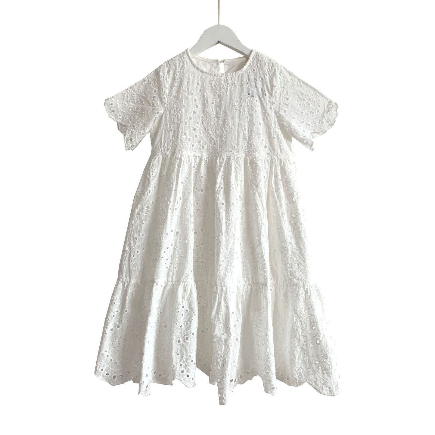 Girls' Cotton Dress Summer New Style Big Kids