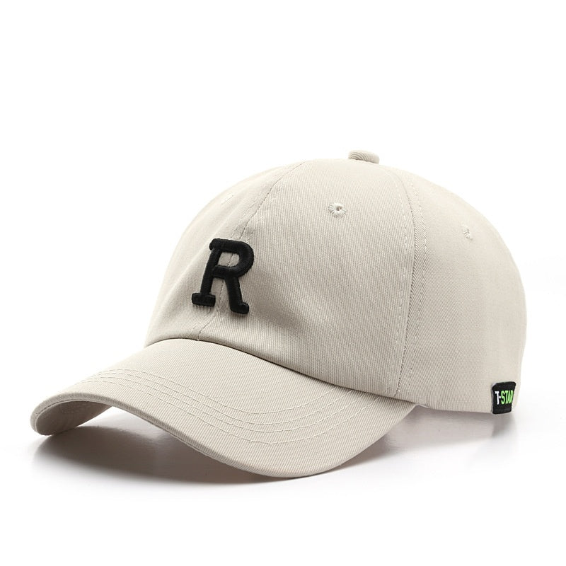 Justerbar keps Letter R Broderi unisex baseballkeps