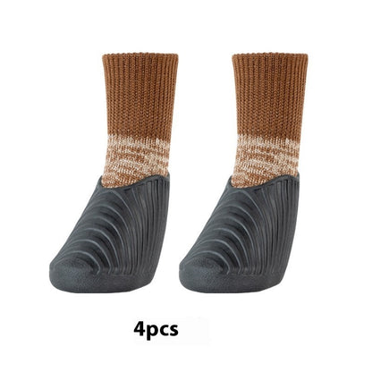 Pet Outdoor Sports Shoes With Anti Slip Biomimetic Stripes