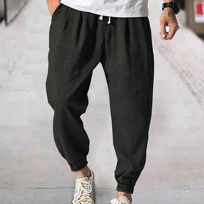 Casual Fashion Loose Men's Summer Ankle Banded Pants